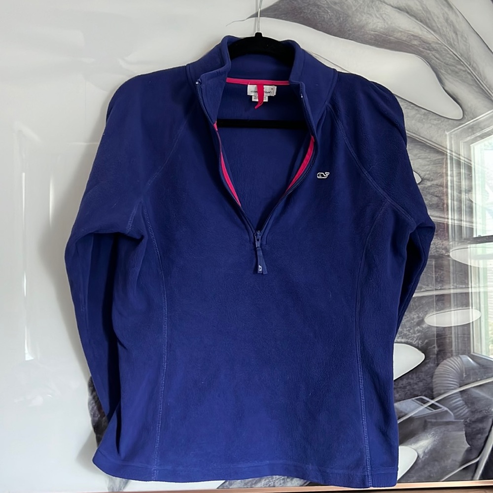 Vineyard Vines Women’s Quarter Zip Fleece Pullover